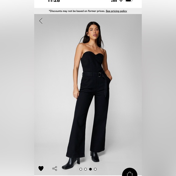 Nasty Gal Denim Jumpsuit - Picture 1 of 6